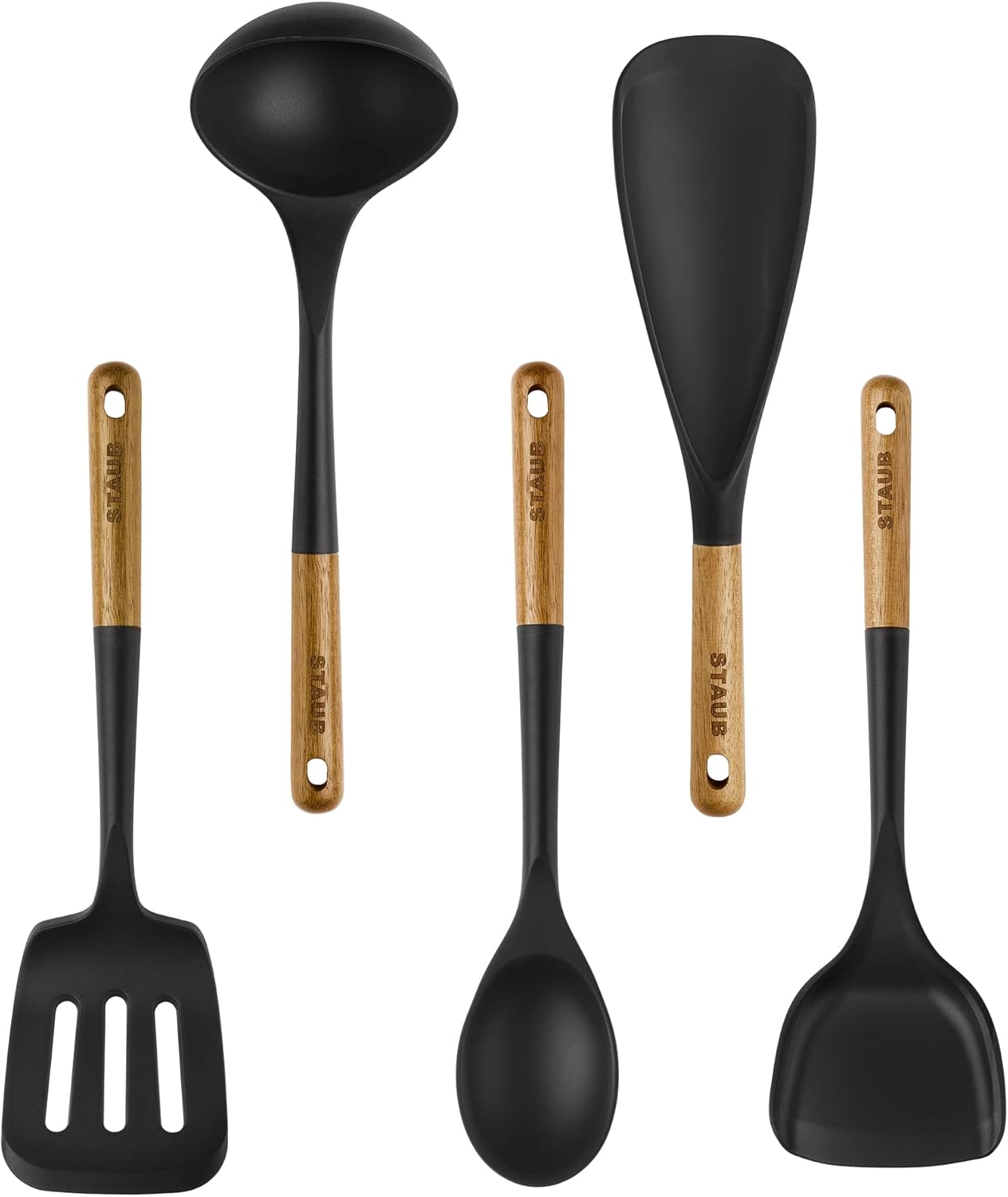 STAUB Silicone Utensil Set: 5-Piece Cooking Essentials