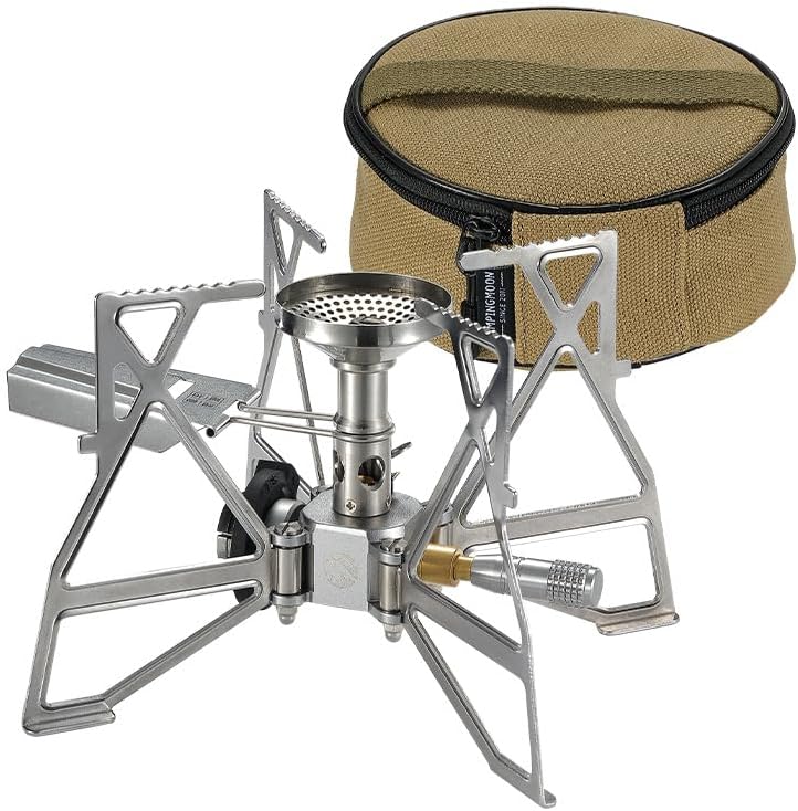 Portable Butane Camping Stove - Regulated Heat & Igniter