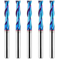 5PCS Upcut Spiral Router Bit 1/4 in Shank, Extra Long 3 in - Durable