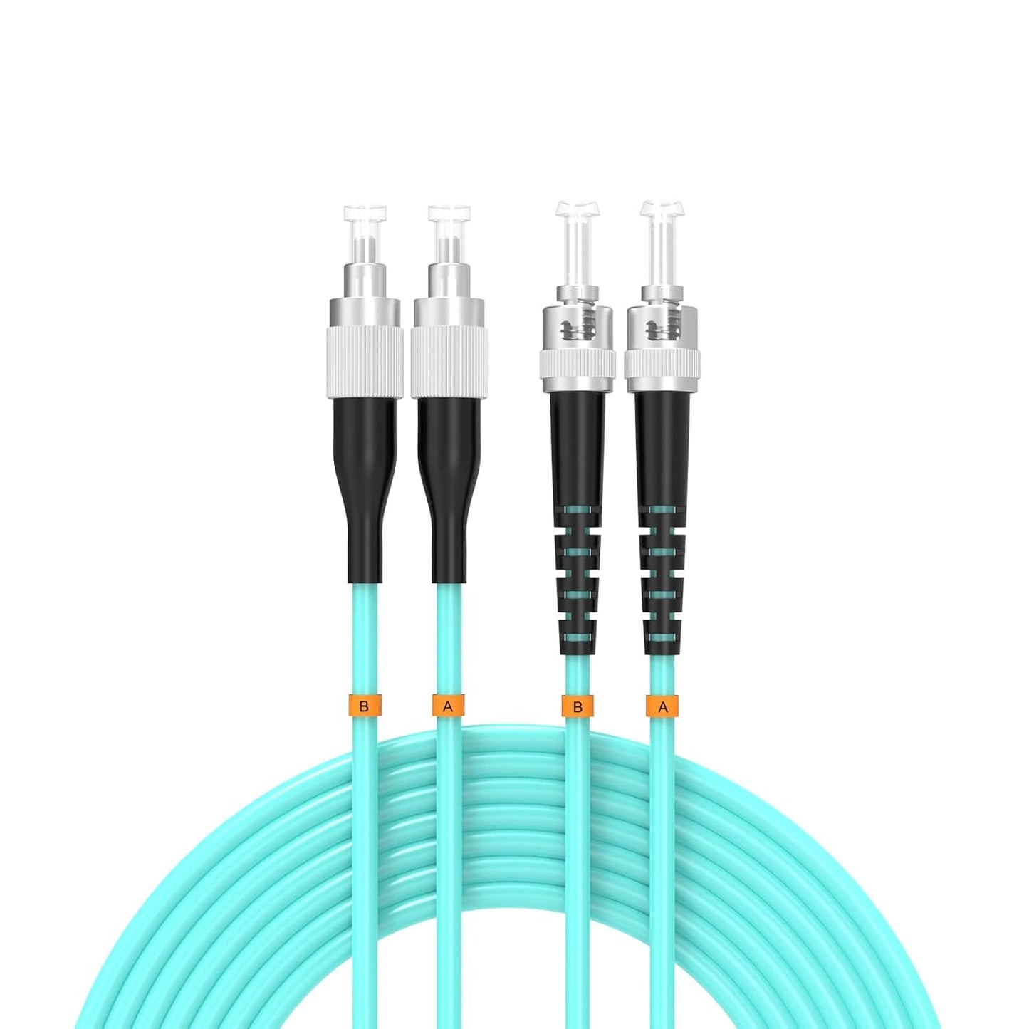 OM3 FC/UPC to ST/UPC Fiber Patch Cable for High-Speed Networks