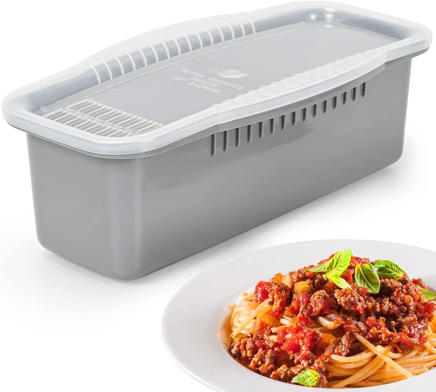 Quick & Easy 4-Serving Microwave Pasta Cooker