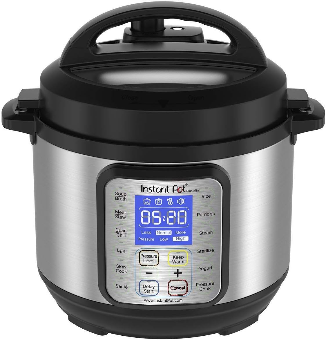 Instant Pot 9-in-1 Electric Cooker - 800 Recipes App, Stainless Steel