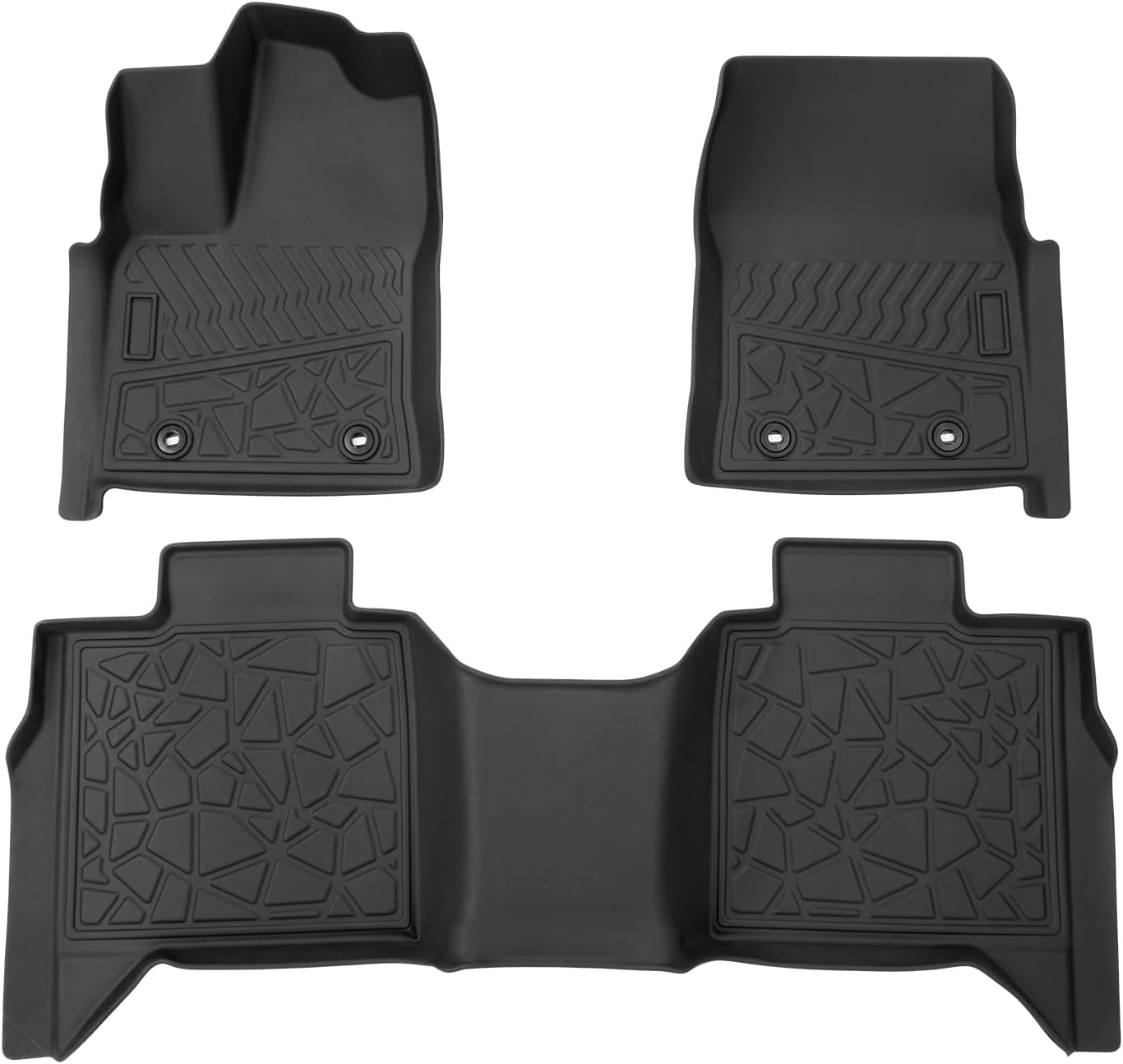 Custom Fit Floor Mats for Toyota Tundra Crew Max Cab 2022-2025