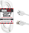 Iron Forge Cable 12 Gauge Outdoor Extension Cord 25 Ft - Heavy Duty