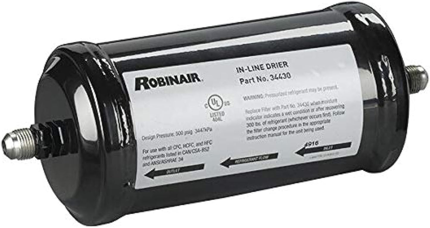 Robinair A/C Recycling Filter Drier for Quick Change Needs