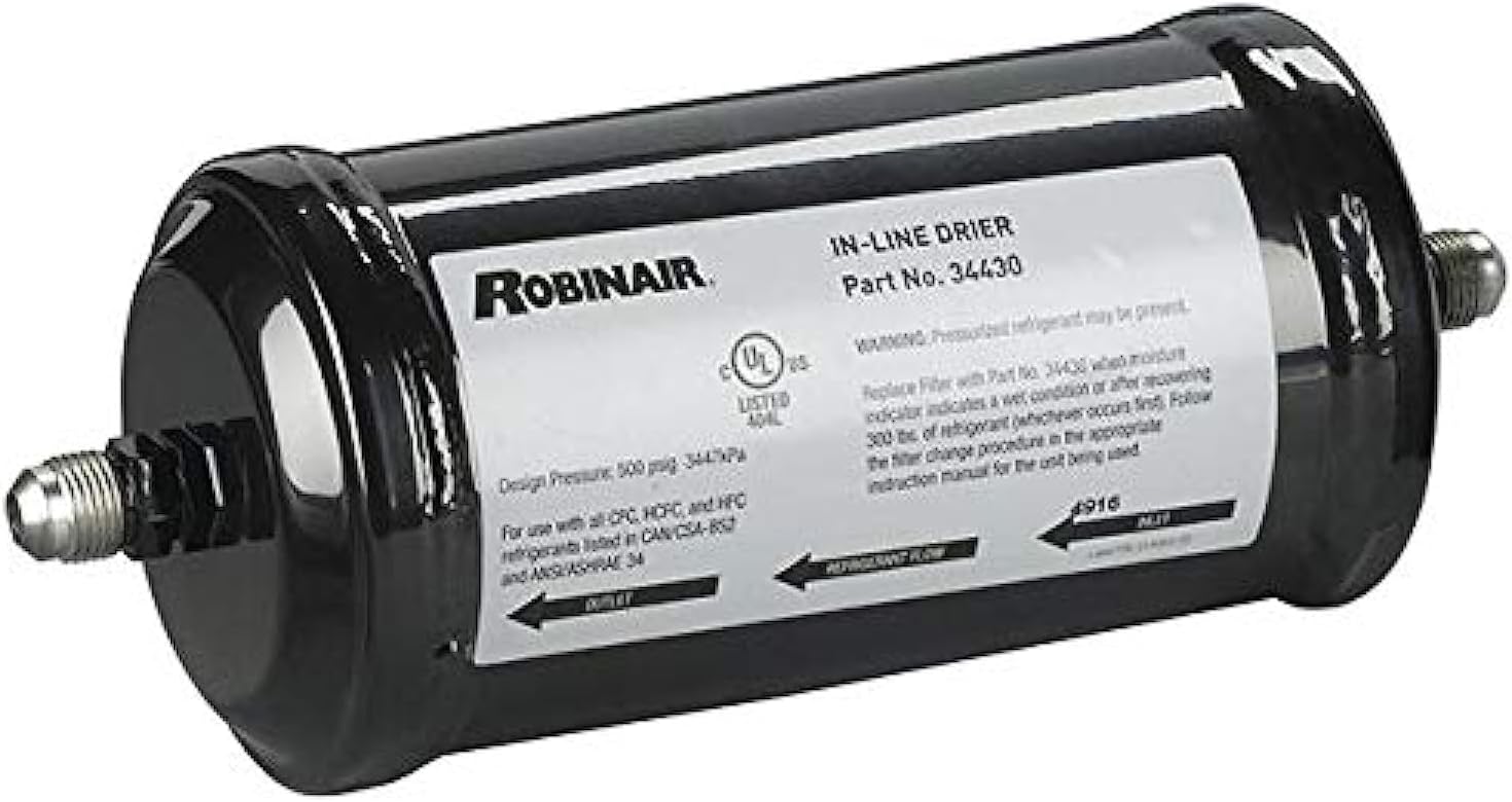 Robinair A/C Recycling Filter Drier for Quick Change Needs