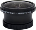 0.21x High Definition Fish-Eye Lens (30mm) for Sony Handycam DCR-SR45