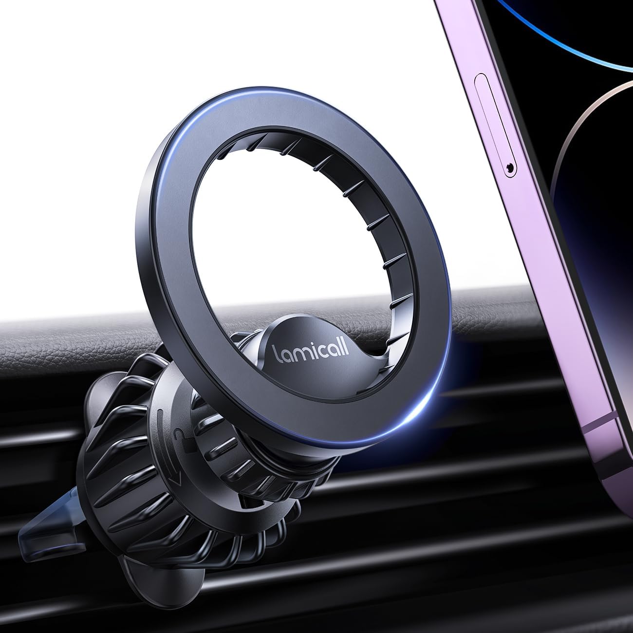Lamicall MagSafe Car Mount - Secure & Hands-Free!