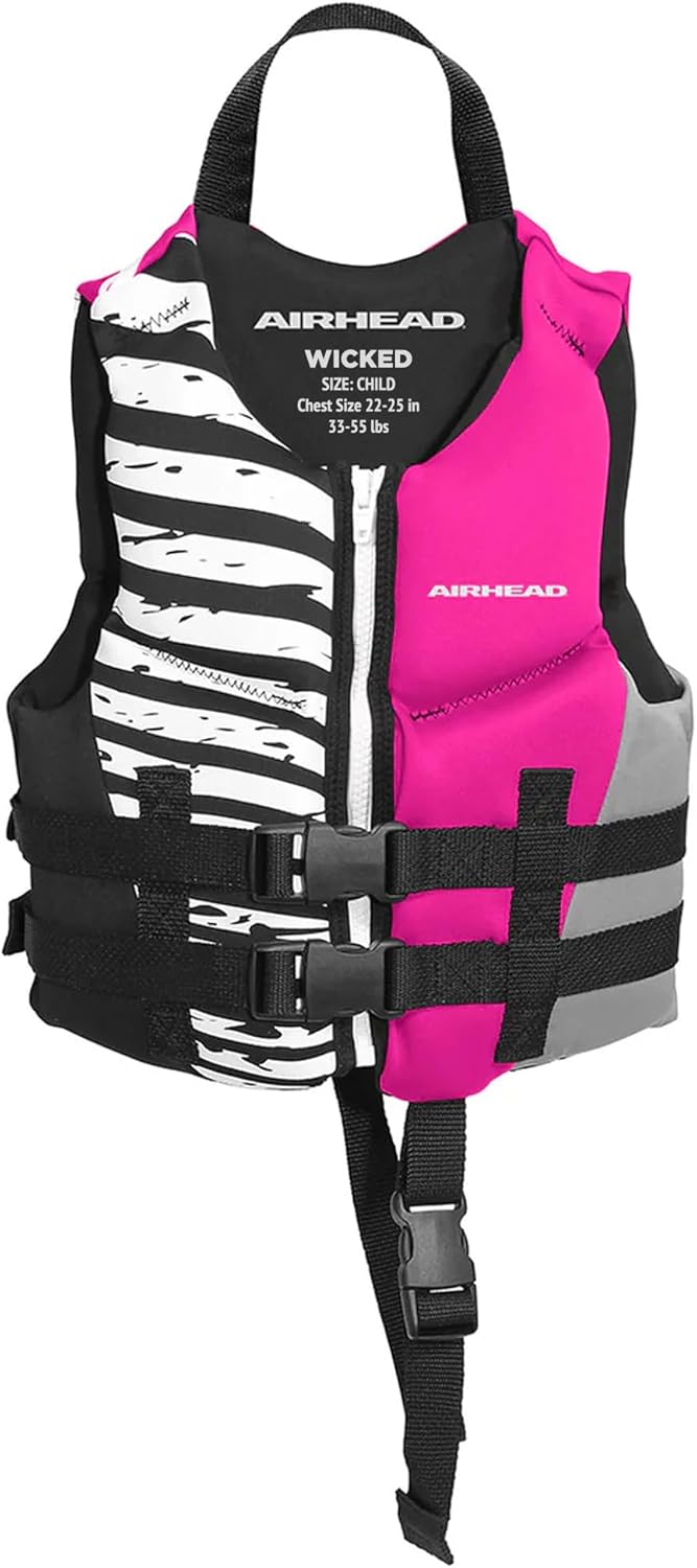 Airhead Wicked Kwik-Dry NeoLite Flex Lift Jacket for Kids