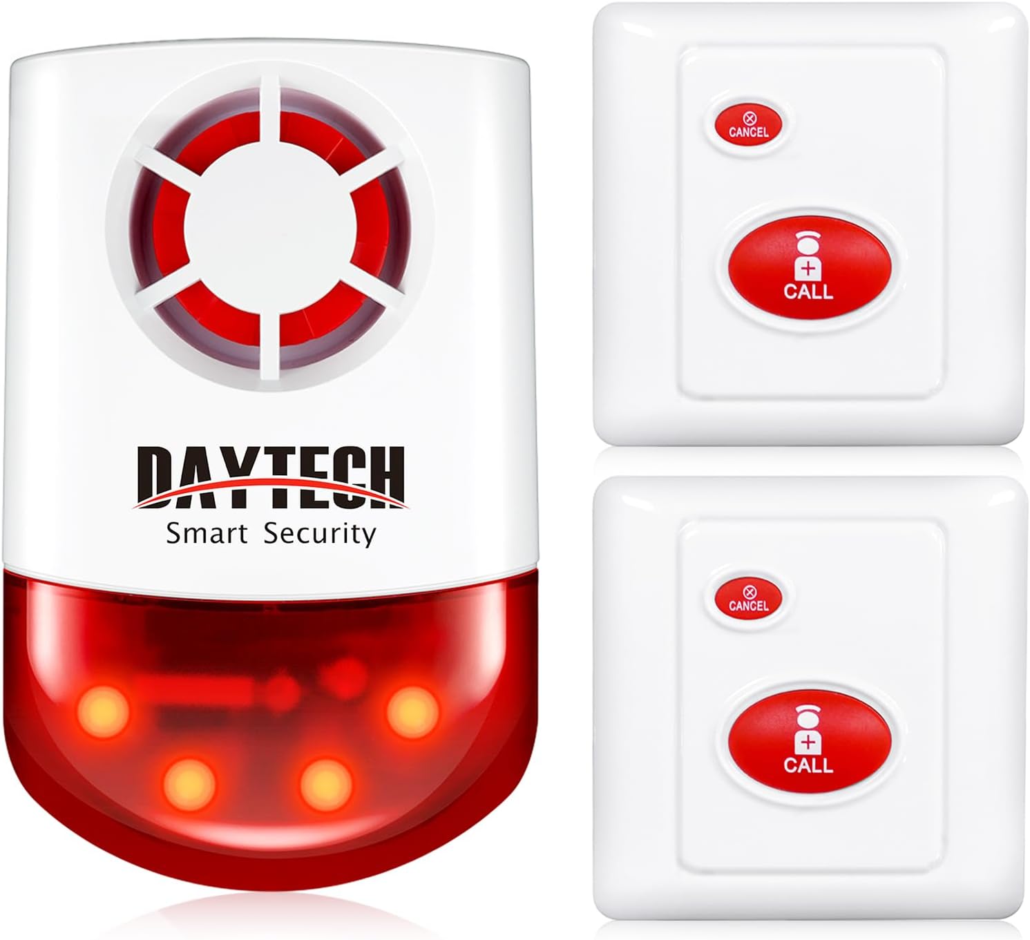 Daytech Wireless Emergency Alarm System with 120dB Siren