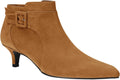Pointed Toe Ankle Boots Kitten Heels - Sleek Faux Suede Booties Holy