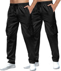 Men's Cargo Sweatpants Joggers with Multi Pockets - Loose Fit