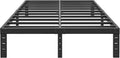 ALDRICH 10 in Metal Bed Frame Queen Size - Sturdy, Noise Free