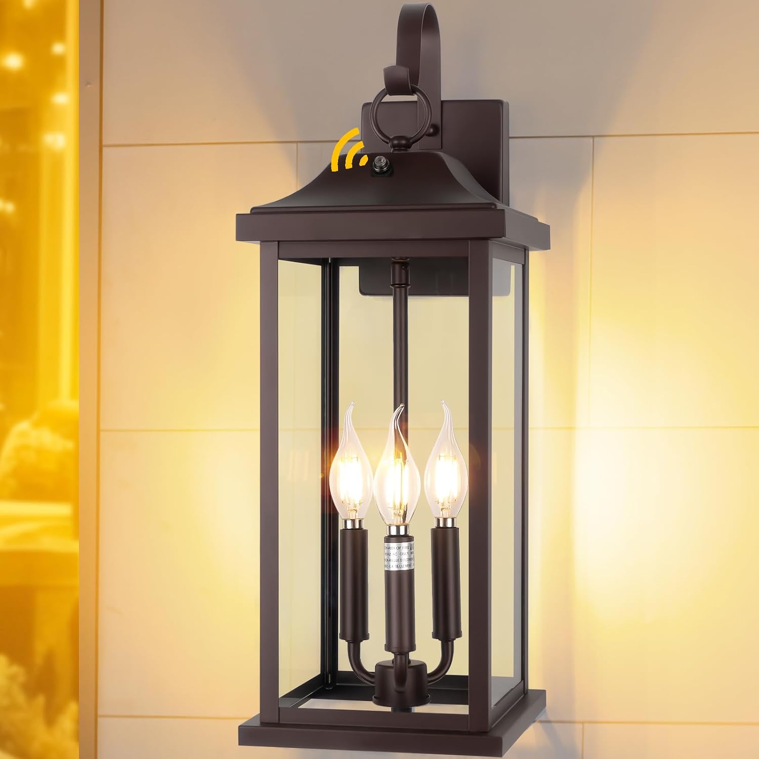 Dusk to Dawn Outdoor Light Fixture with Photocell Sensor for Safety