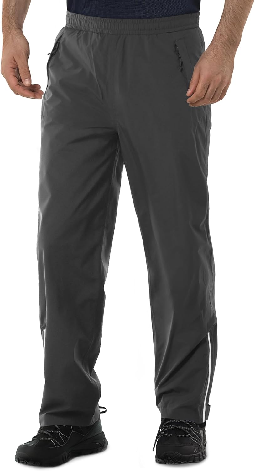 33,000ft Men's Rain Pants Waterproof for Outdoor Activities