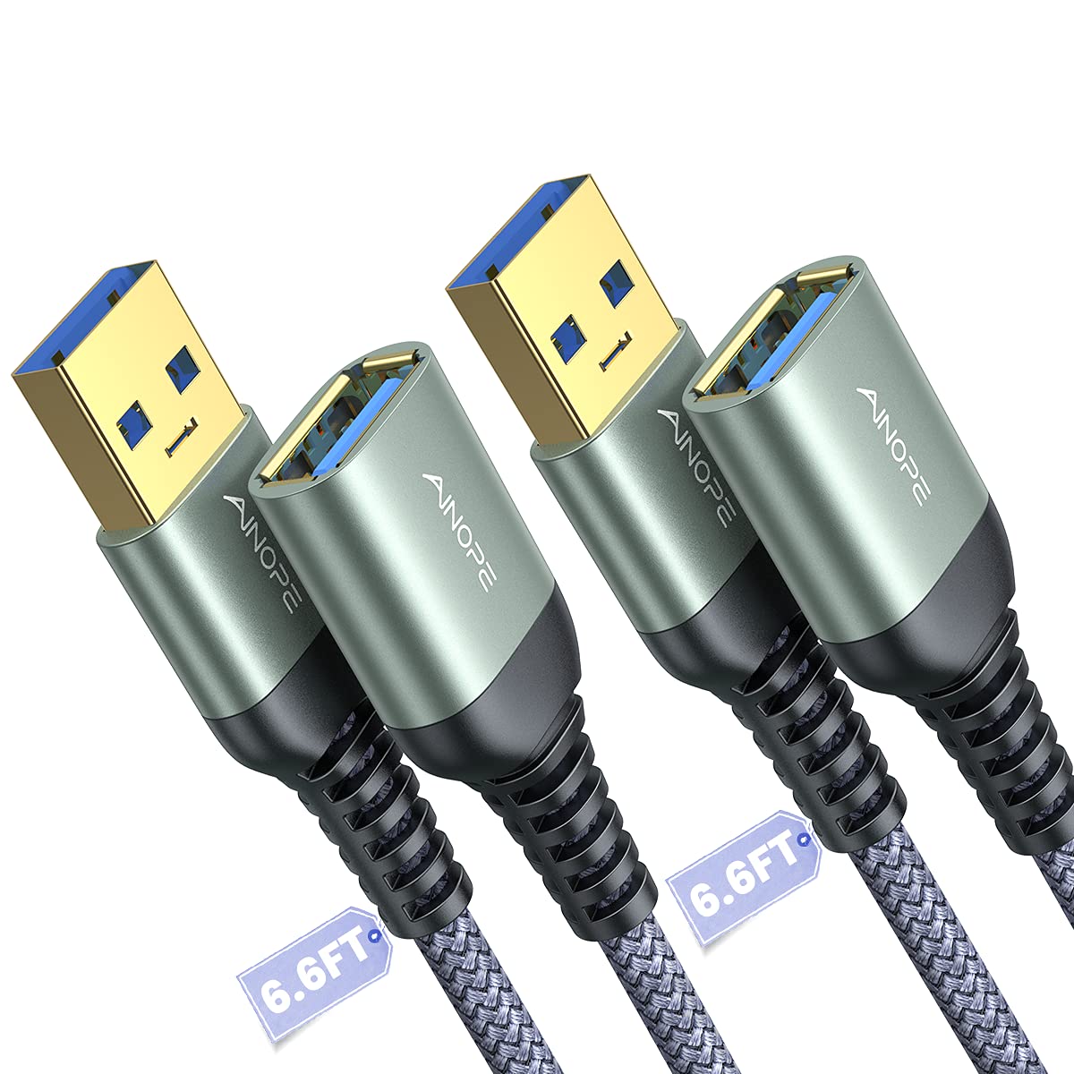 High Speed USB 3.0 Extension Cord by AINOPE - Fast Data Transfer
