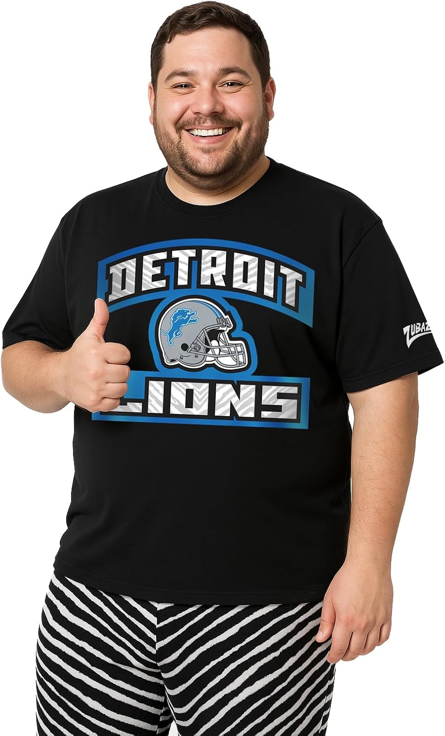 Zubaz NFL Teams Men's Short Sleeve Graphic T-Shirt for Fans