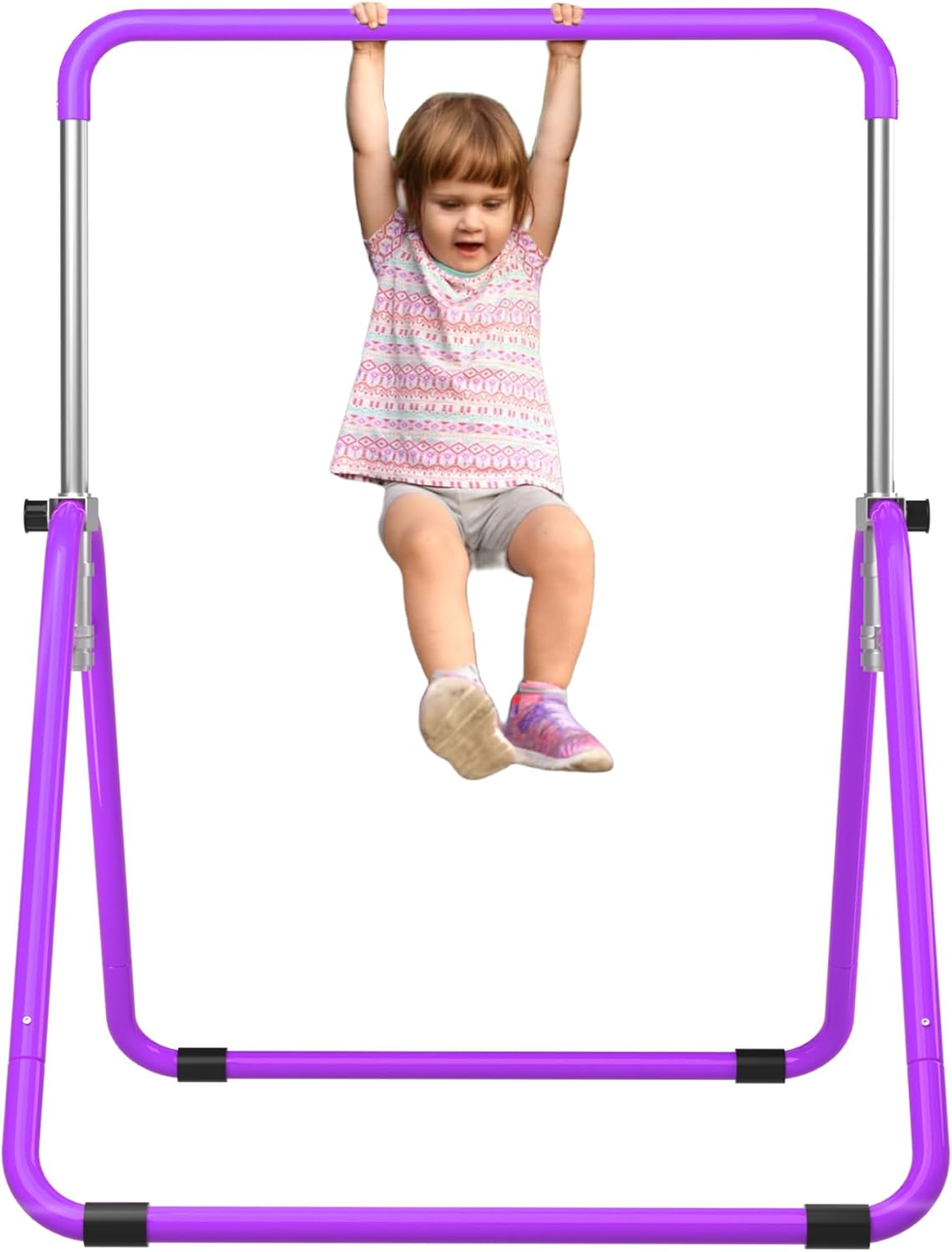 Kids Gymnastics Bar for Home Training - Adjustable Height Fun