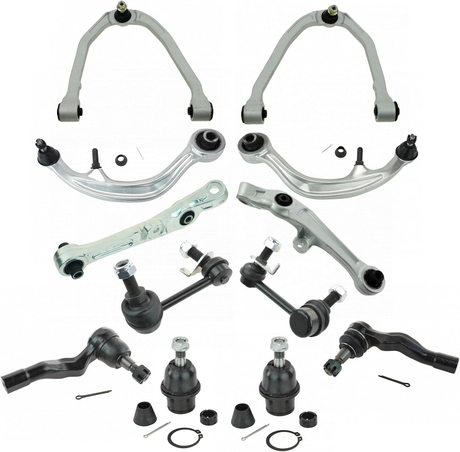 TRQ Front Steering & Suspension Kit for INFINITI G35 & Nissan 350Z