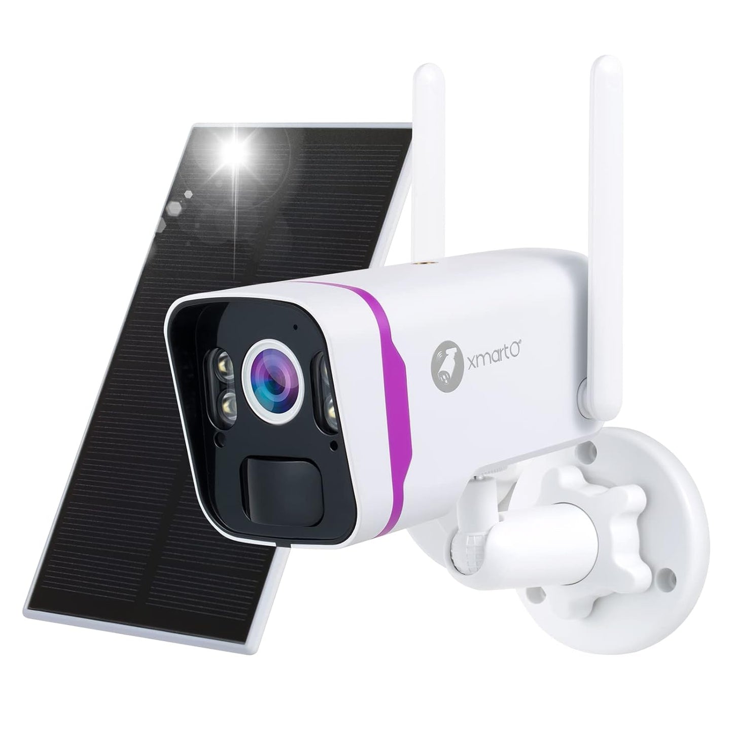 XmartO Solar Security Camera: All-Weather AI Detection