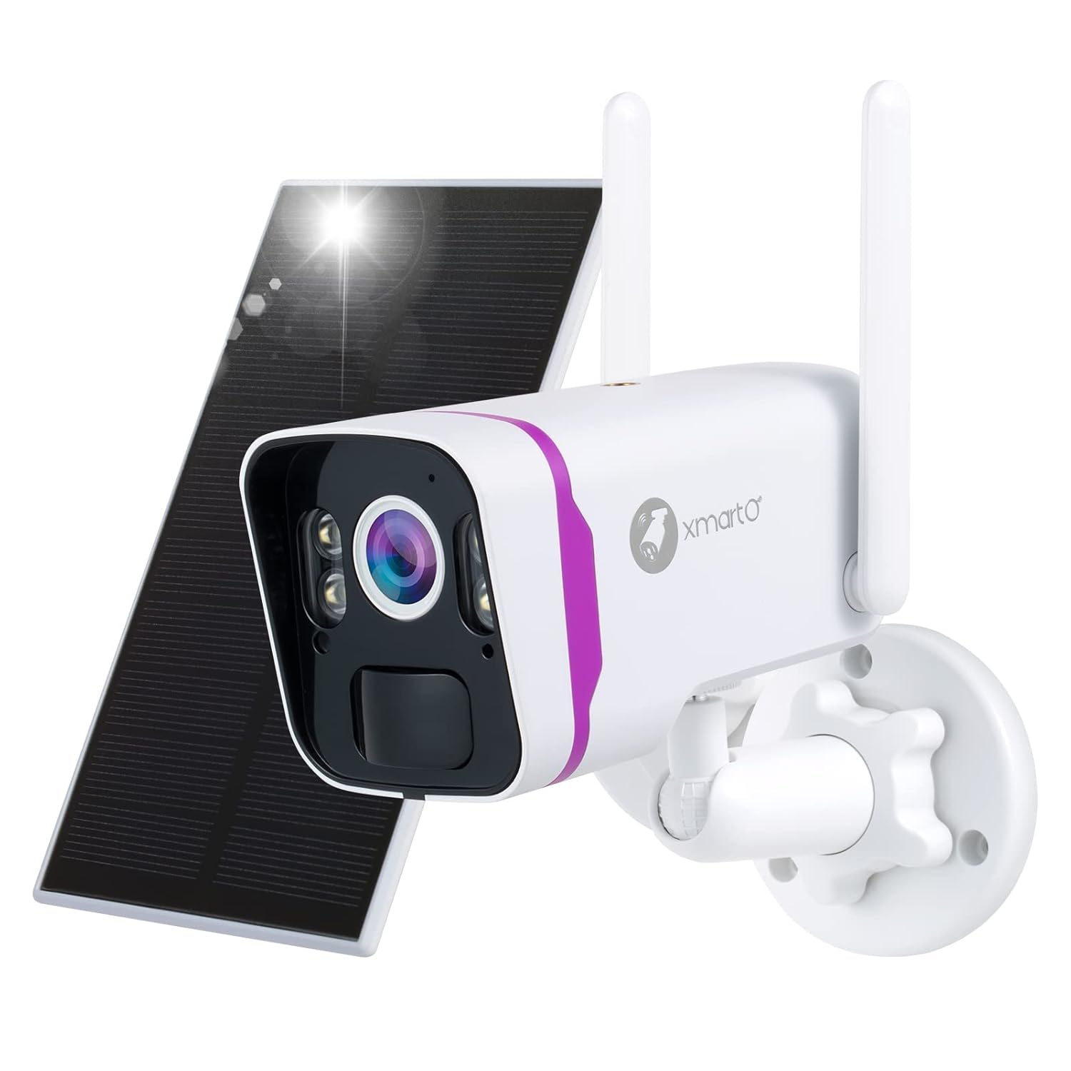XmartO Solar Security Camera: All-Weather AI Detection