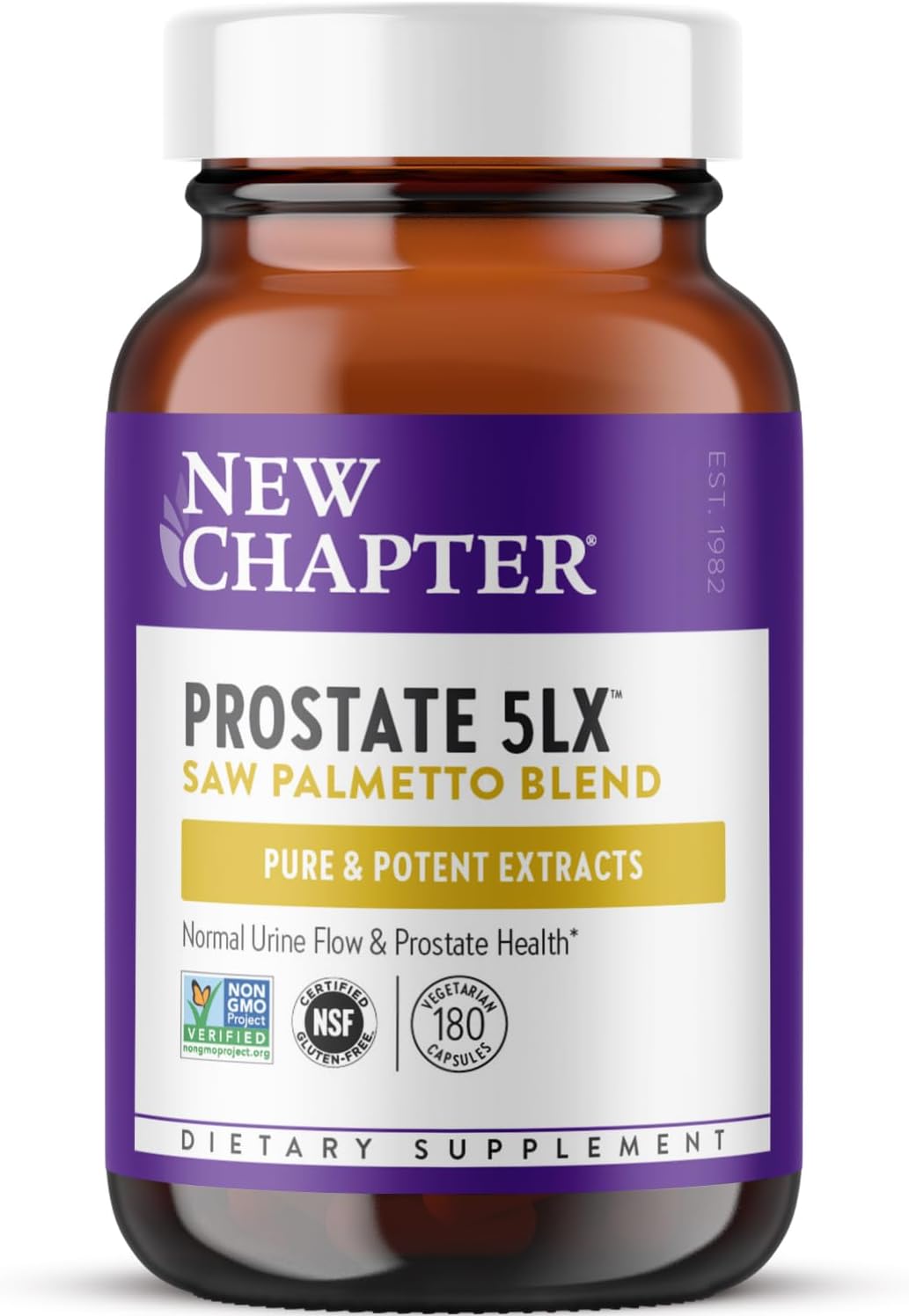 Prostate 5LX Supplement with Clinical Strength Saw Palmetto