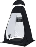 Extra-Tall Shower Tent Pop-Up Privacy Shelter - UPF 50+ Portable