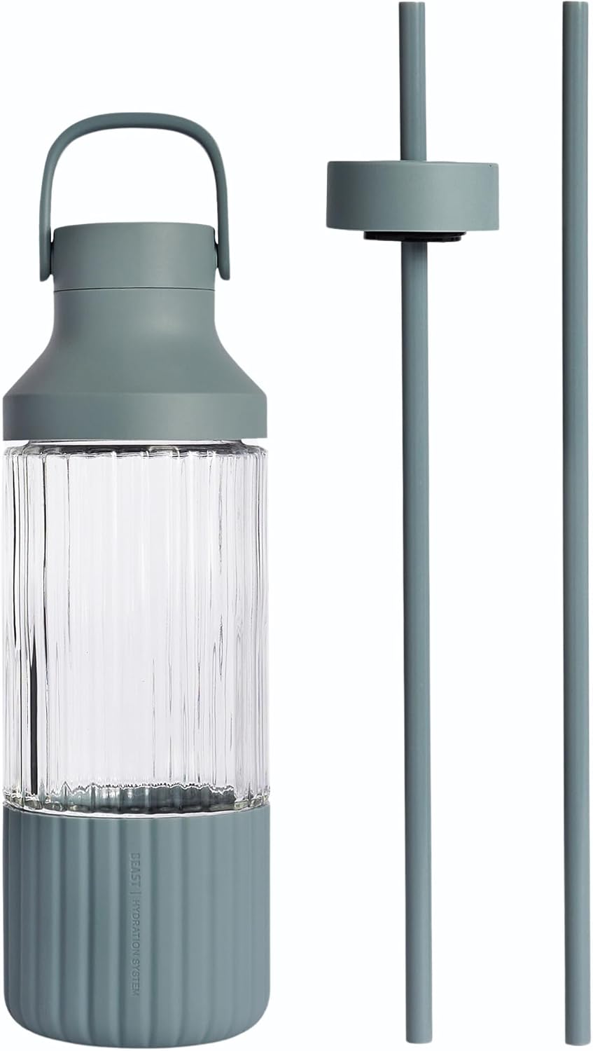 BEAST Borosilicate Glass Water Bottle - Leak-Proof & Portable