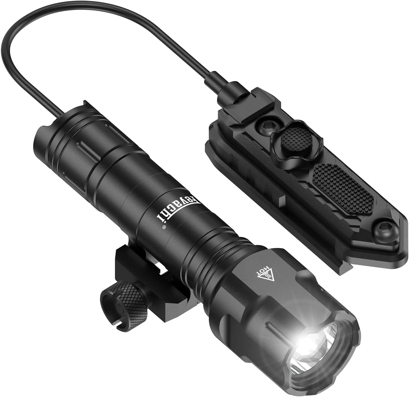 Feyachi WL25 Tactical Flashlight - 1200 Lumens with Pressure Switch