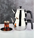 Karaca Kayra Teapot Set Stainless Steel - Induction Tea Set