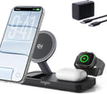 THREEKEY 3 in 1 iPhone 17 Charging Station - MagSafe Qi2 Fast Charge