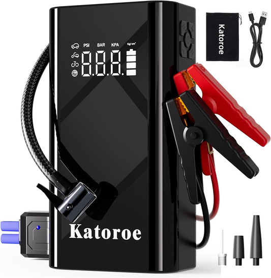 Katoroe Jump Starter with Air Compressor for All Vehicles