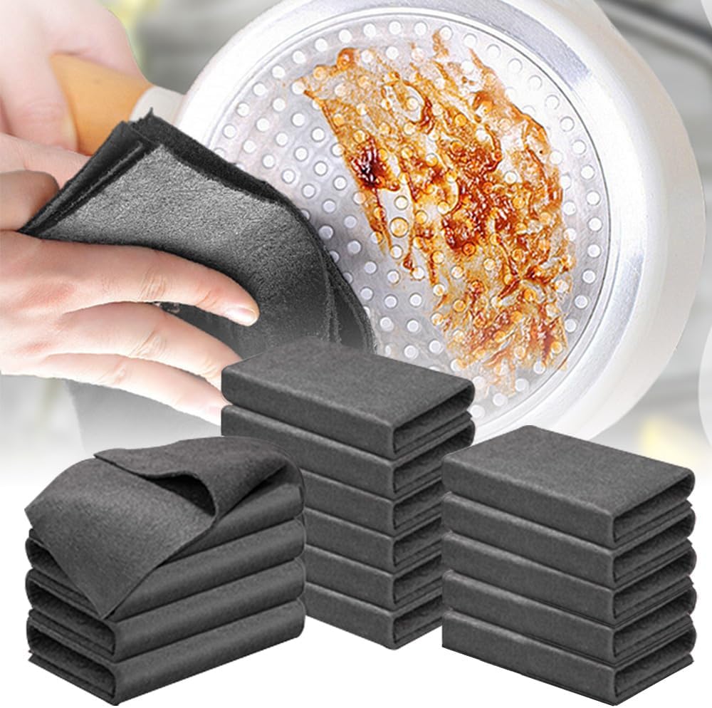 Streak-Free Thick Microfiber Cleaning Cloth for All Surfaces