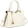 KKXIU Triple Compartments Satchel Handbag for Women