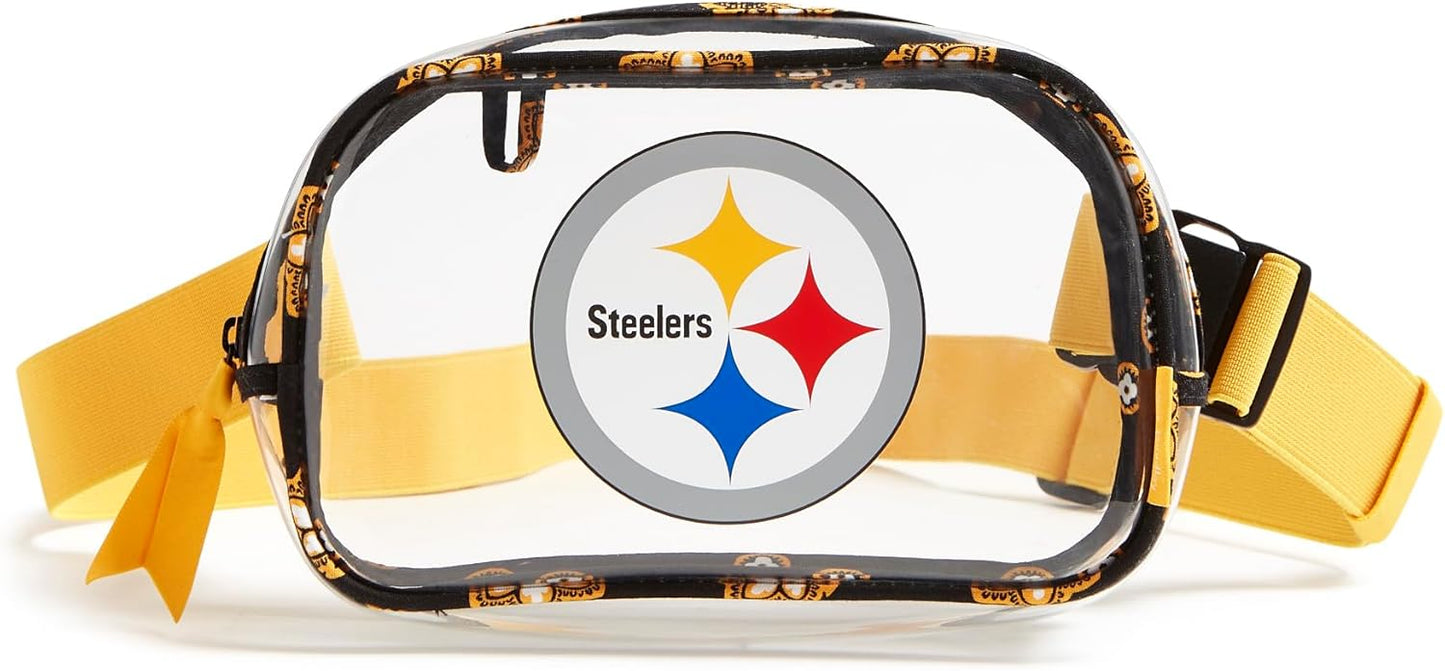 Vera Bradley Women's NFL Clear Small Belt Bag for Team Spirit