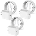 Long 10FT iPhone 17 Charger 20W Fast Wall Charger Block - 3 Pack