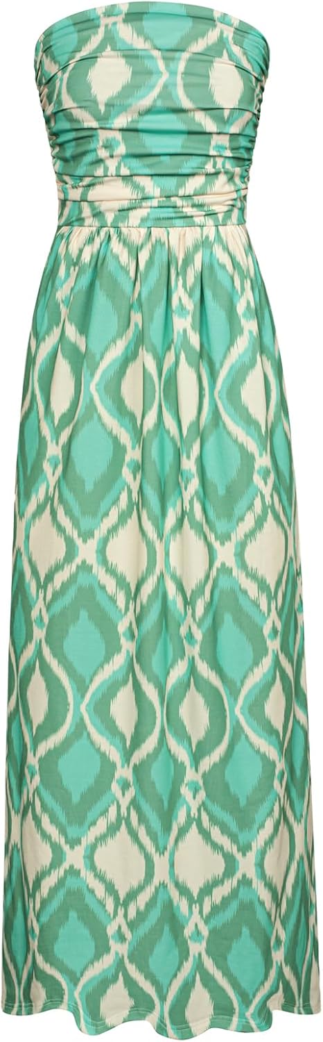 Stylish Strapless Maxi Dress with Pockets for Every Occasion