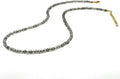 Natural Labradorite Beaded Necklace 20 in Choker - Hypoallergenic