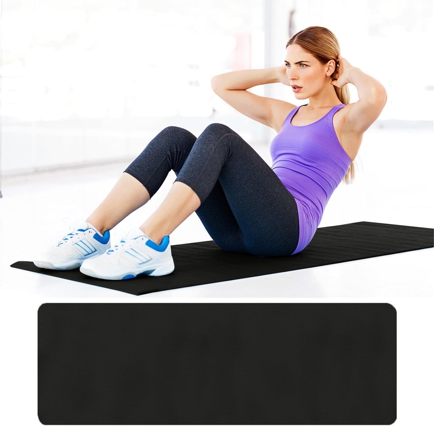 Non Slip Yoga Mat for Home Workouts - YIWULA