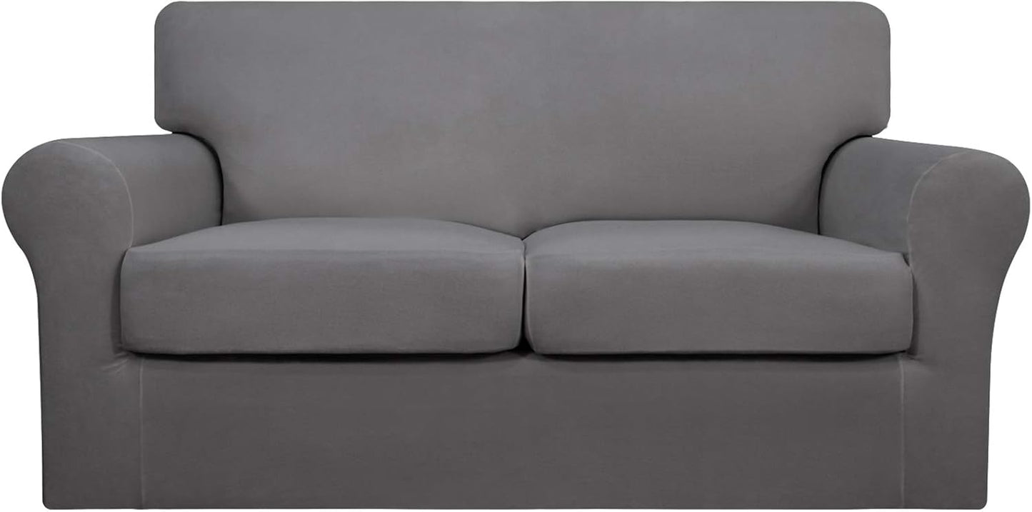 Easy-Going 3 Pieces Stretch Soft Couch Cover for Dogs and Pets