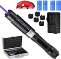 High Brightness Long-Distance Blue Light Flashlight - Variable Zoom