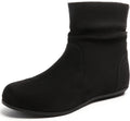 Luoika Women's Wide Width Ankle Boots - Comfortable Low (Style 8XN6)
