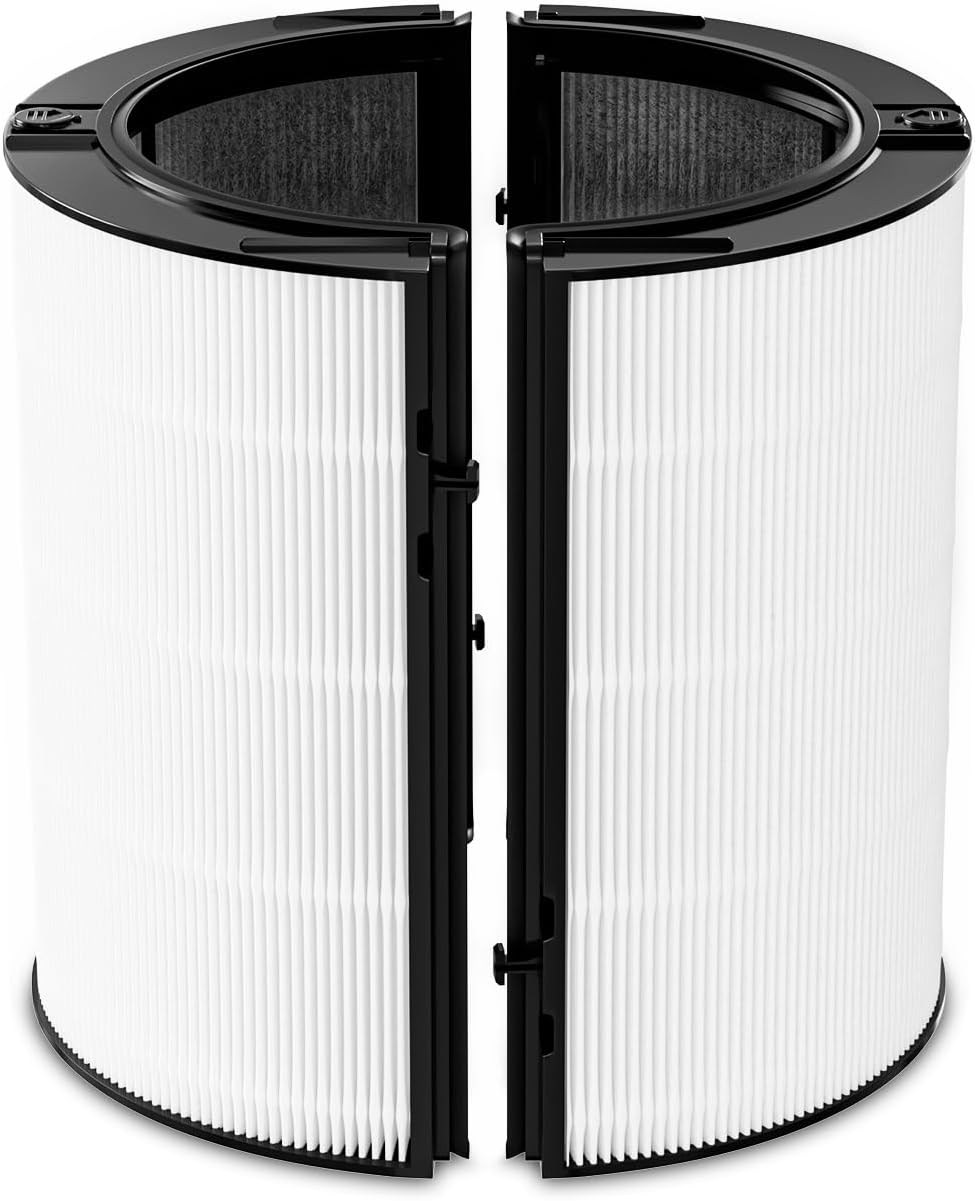 Dyson Compatible 2-IN-1 Filter: Glass + Carbon Air Purifier Upgrade