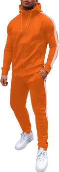 Stylish Tracksuit for Men with Zipper Pockets for Sports