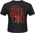 Men's Dead Kennedys Too Drunk T-Shirt for Music Lovers