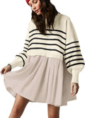 Womens Oversized Sweater Dress for Trendy Spring and Fall Wear