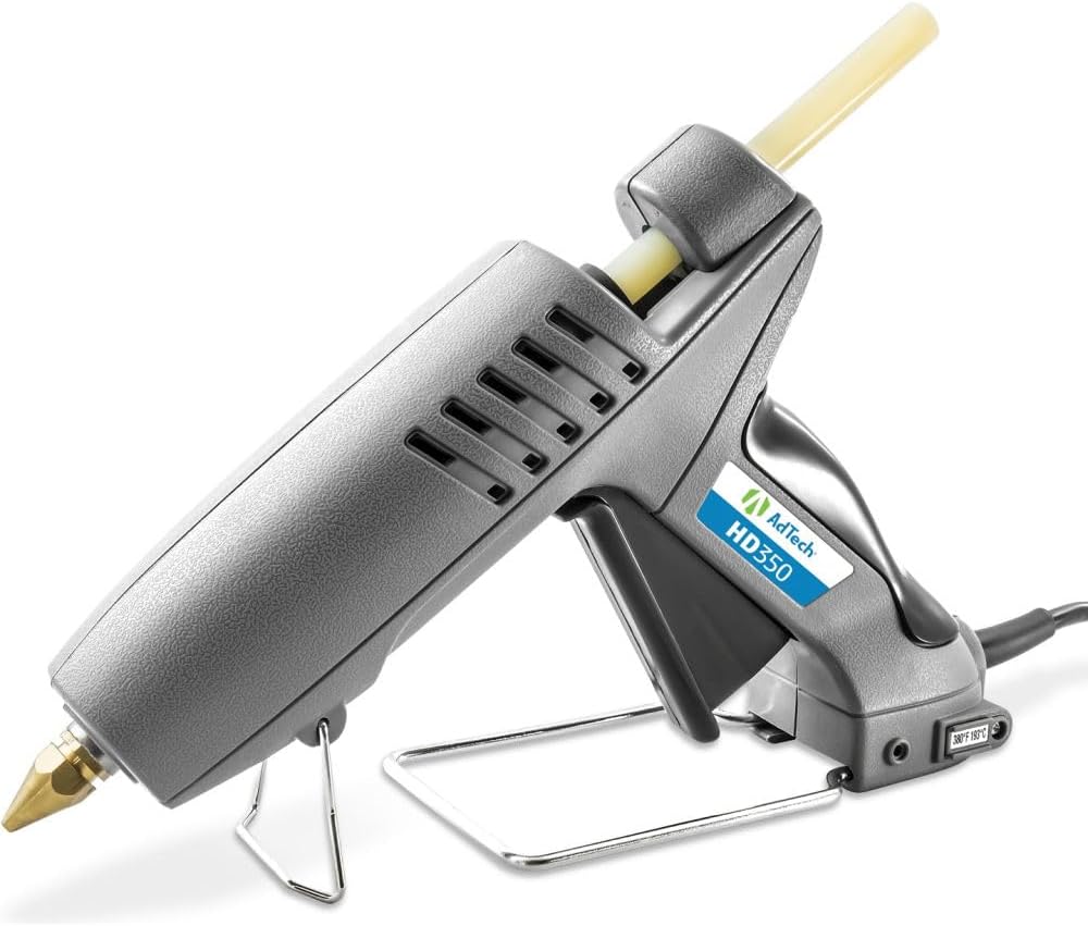 High-Output Hot Melt Glue Gun for Carpentry and Repairs