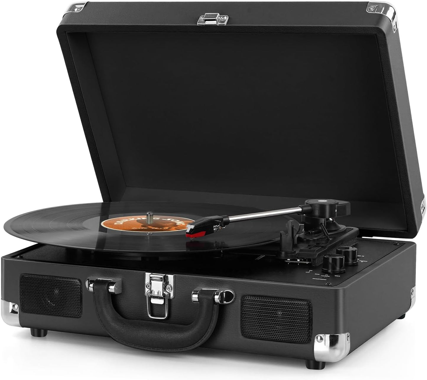 Vintage Suitcase Bluetooth Turntable
