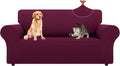 Stretch Loveseat Sofa Slipcover for 78-94 in Sofas - Wine