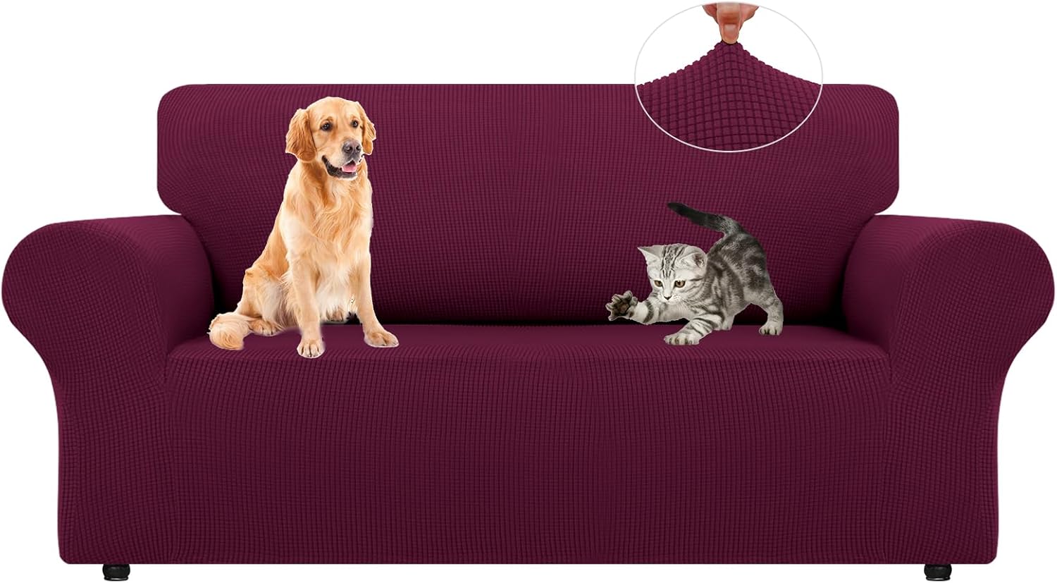 LURKA Stretch Loveseat Sofa Slipcovers for Ultimate Comfort